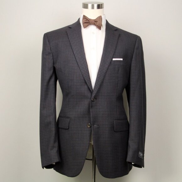 44L JOS A BANK Executive Men's Blazer Traditional Fit Check SportCoat E111562 - Picture 9 of 16